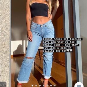 FASHION NOVA BELLA JEANS